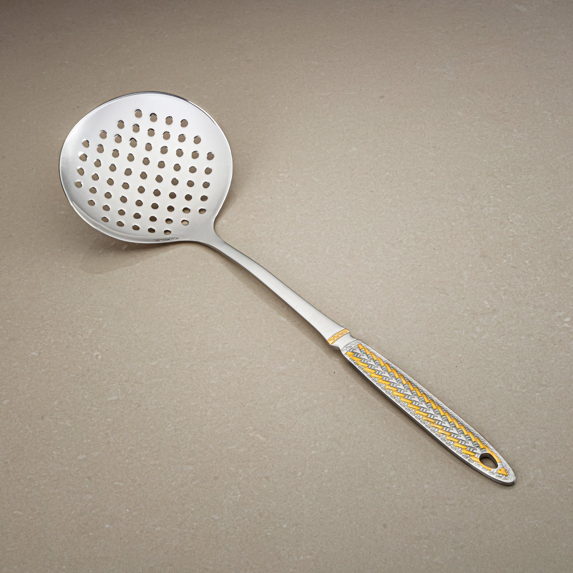 أدوات مائدة أنيقة من المرجان سكيمر، ستانلس ستيل، فضي وذهبي (CUT0010516)