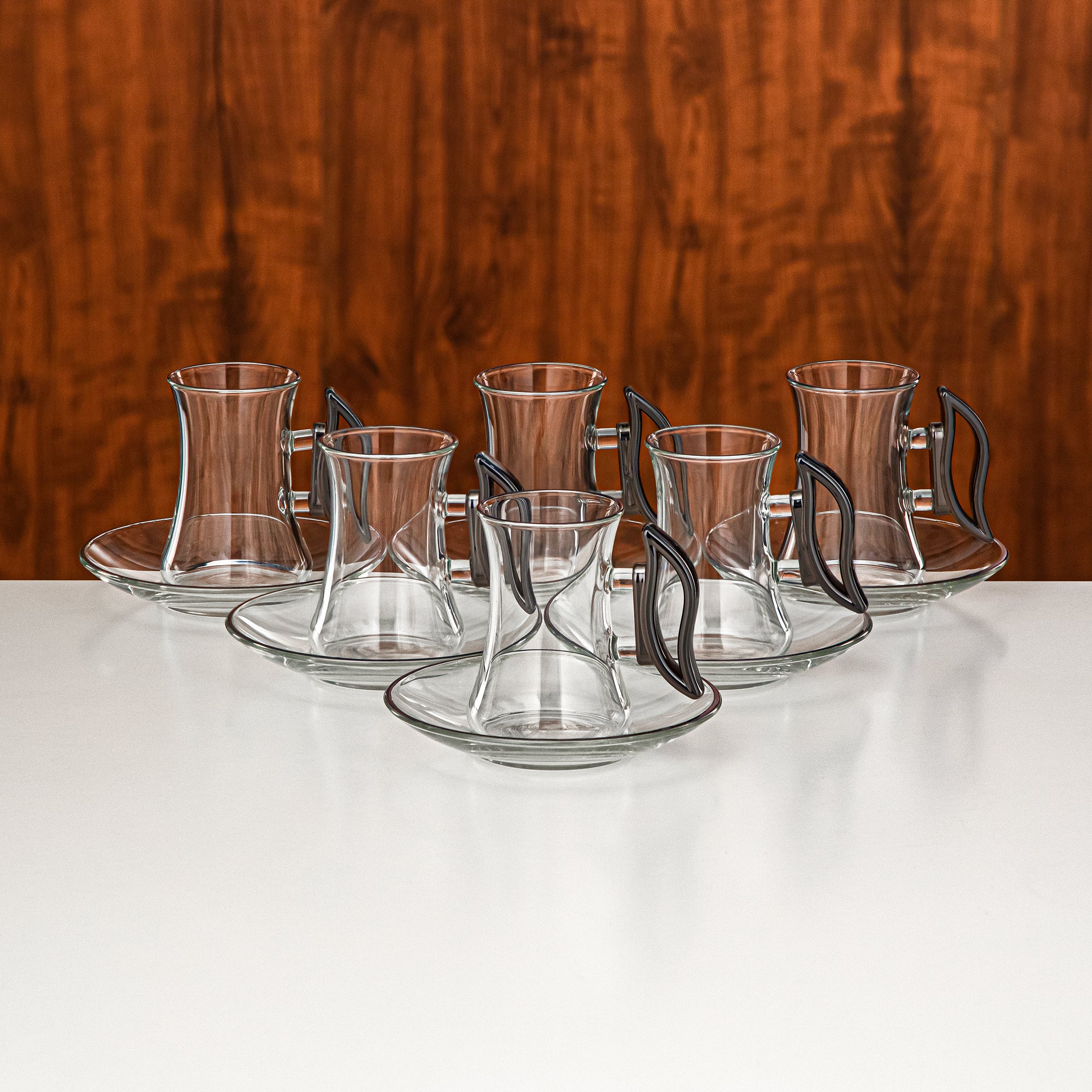 Almarjan Vacuum Flask Set Gun Black Finish 21 Pieces (0.7L + 1L) (FG811-21 ALLGBL) – Elegant Serving | Ramadan & Gatherings