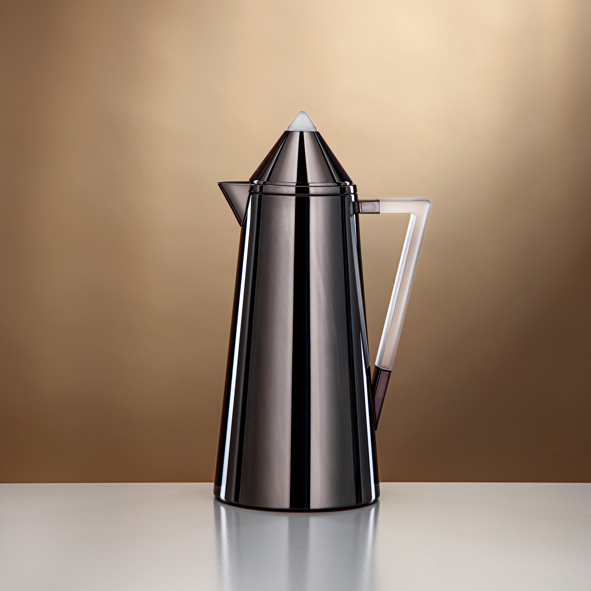 Almarjan Vacuum flask 0.7L + 1.0L Gun black & frost (FG818-070/100 GBL/FA)