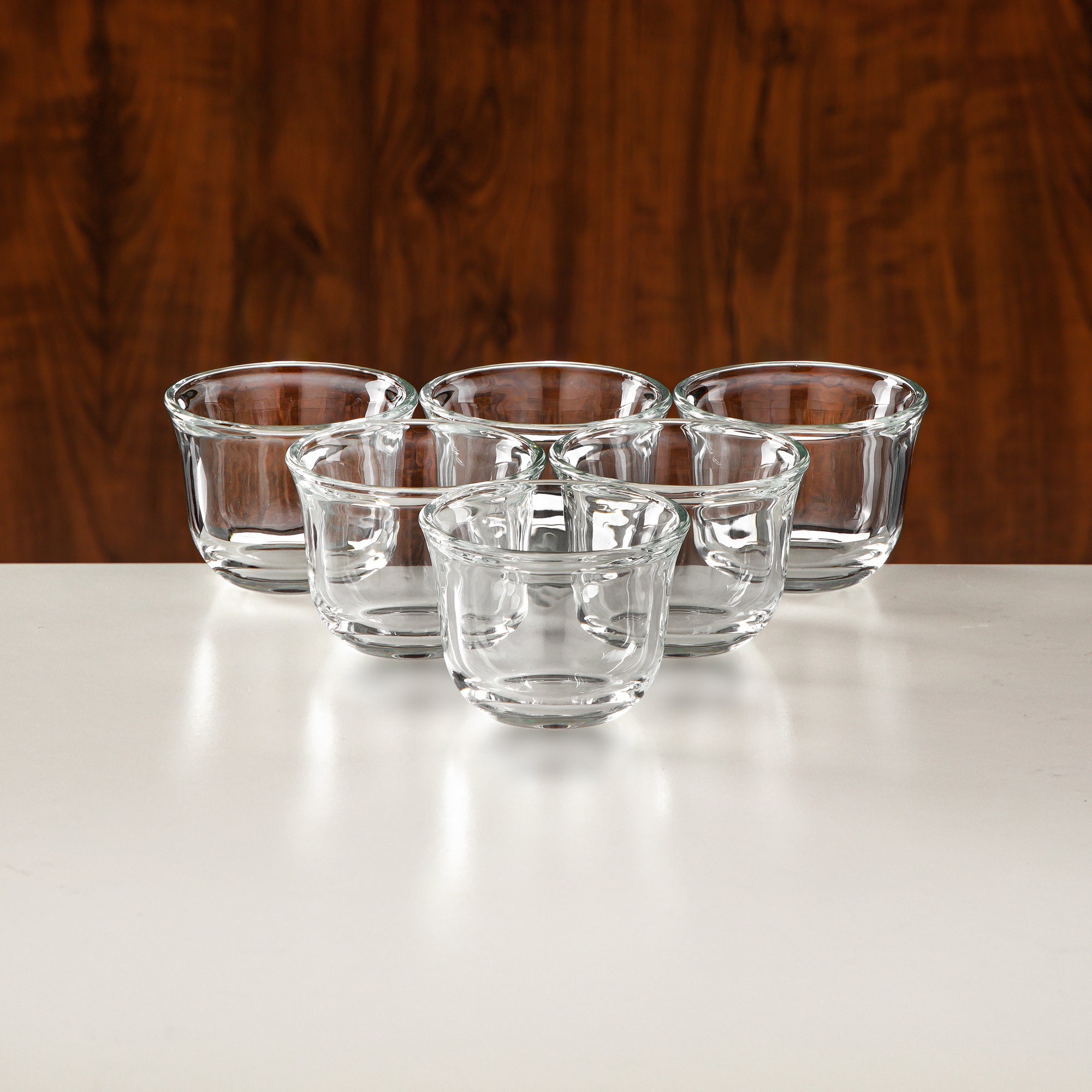 Almarjan Tea Set 18 Pieces Matt Nickel & Tiffany Green