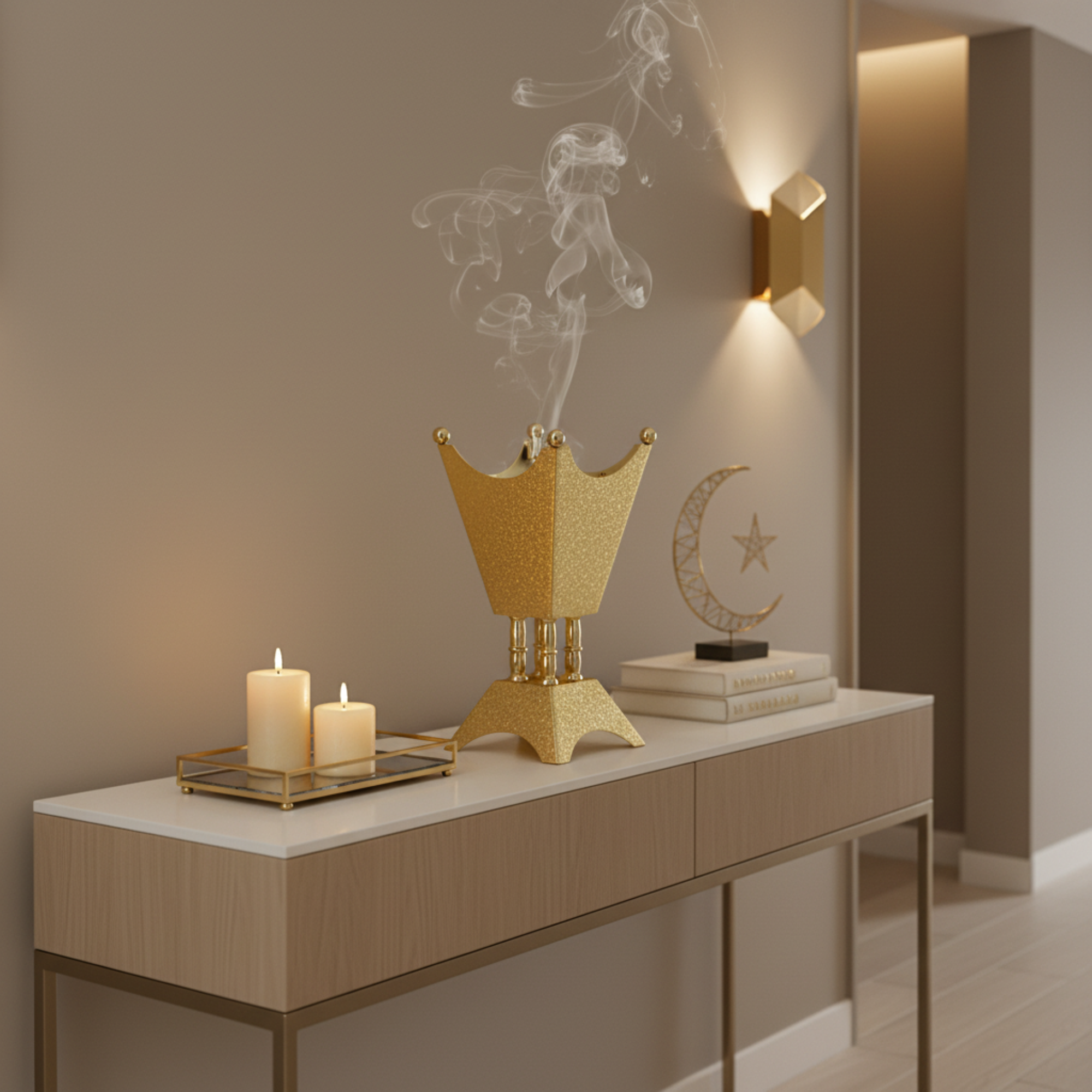 مبخرة المرجان نحاس 25 سم