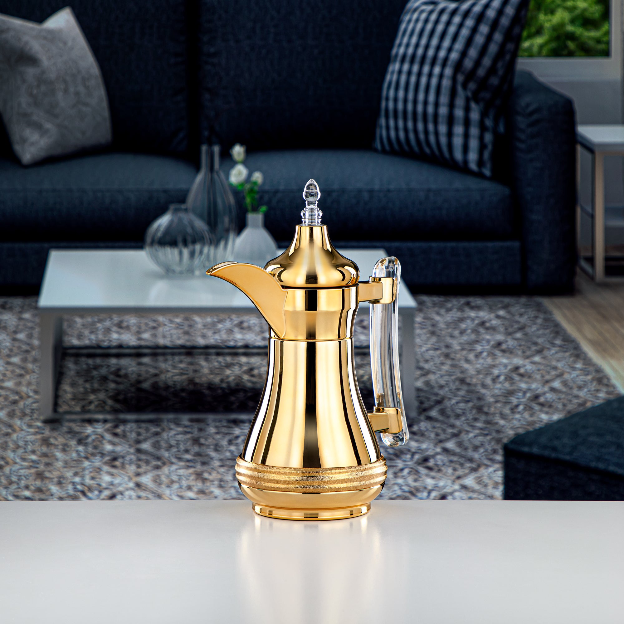 ترمس المرجان 0.35 لتر ستانلس ستيل ذهبي SND-035G-CLR