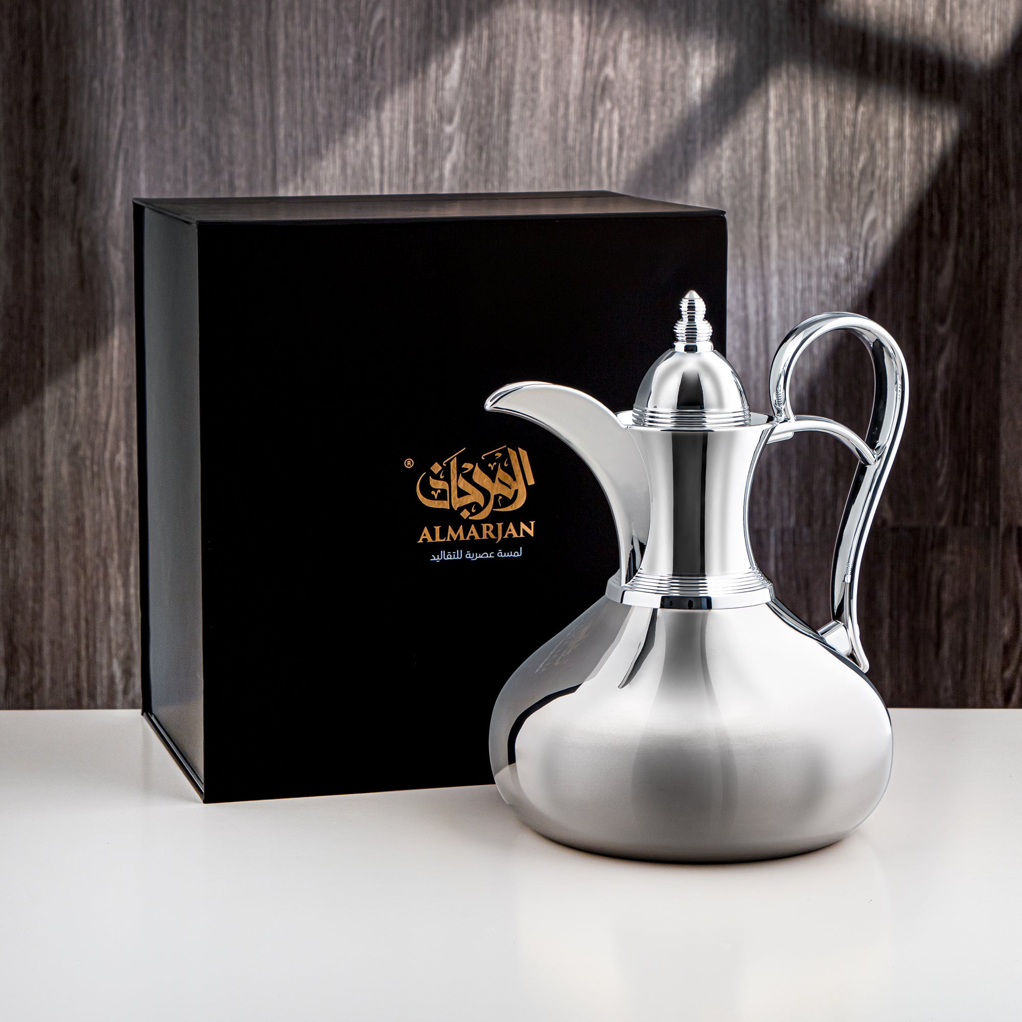 ترمس المرجان 1 لتر ستانلس ستيل - فضي بالكامل - SS-Queen-10C S/S