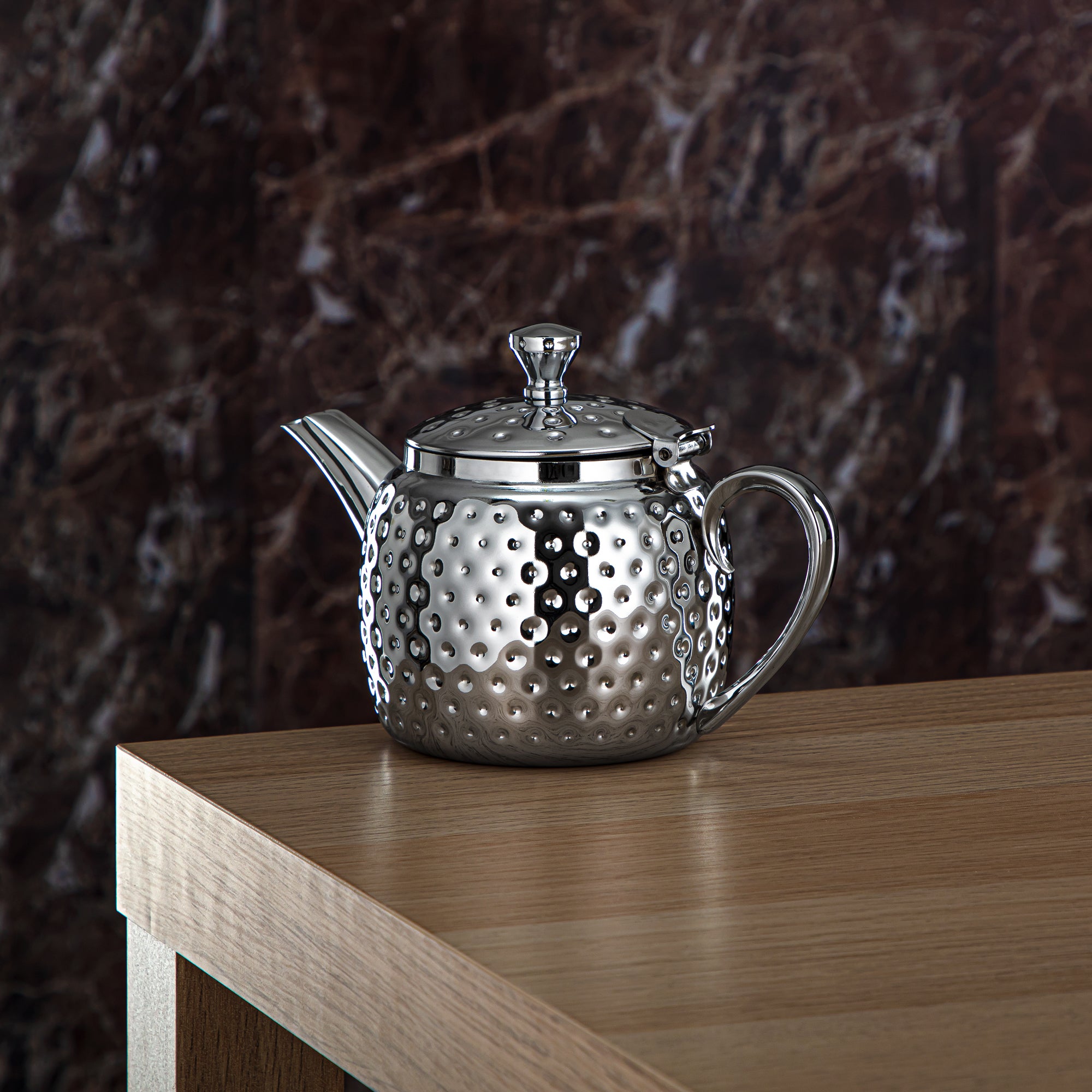 Almarjan Théière en acier inoxydable 0,8 litre Argent - STS0010611