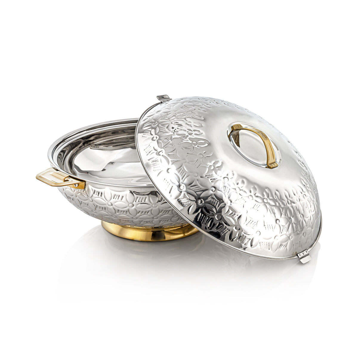 حرارة المرجان ستينلس ستيل من تشكيلة كانز 12000 مل فضي وذهبي - H23M6HG