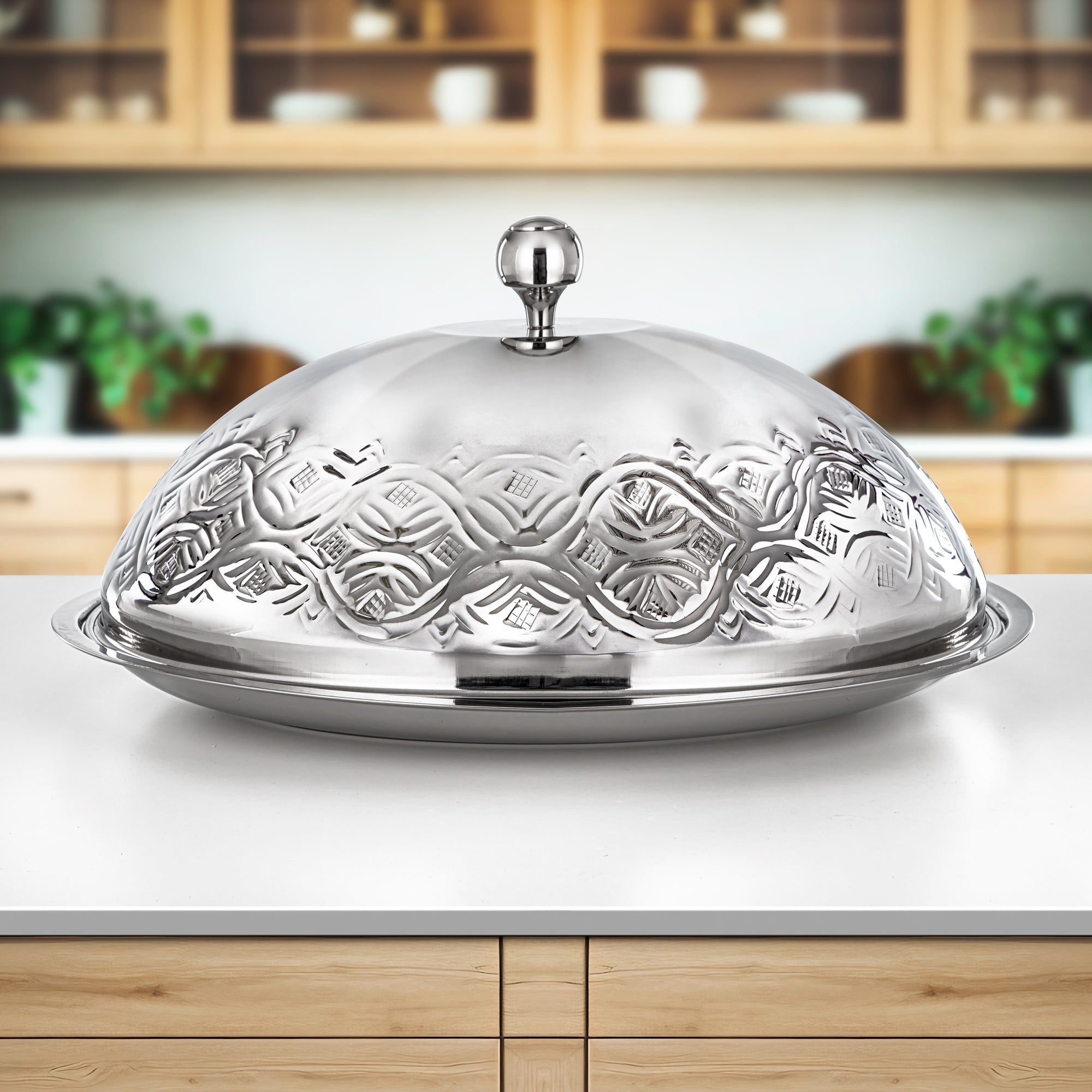 almarjan Koozy Tray 75 cm Silver (STS0293306)