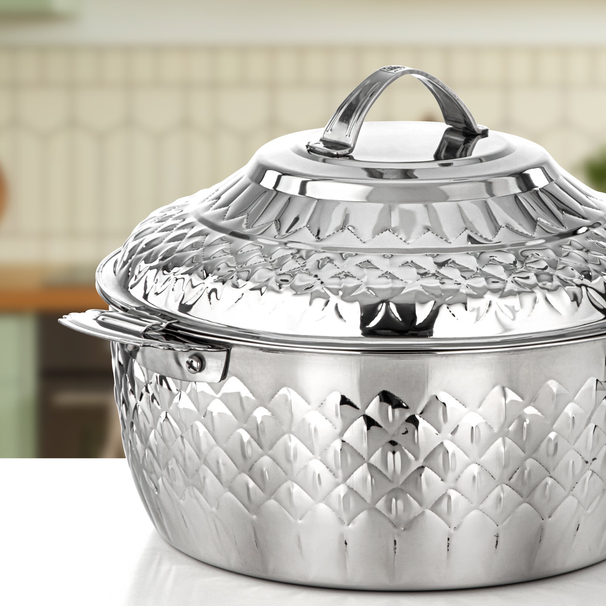 Almarjan Hot Pot Set 4 Pieces Mirror Finish – Sana Collection