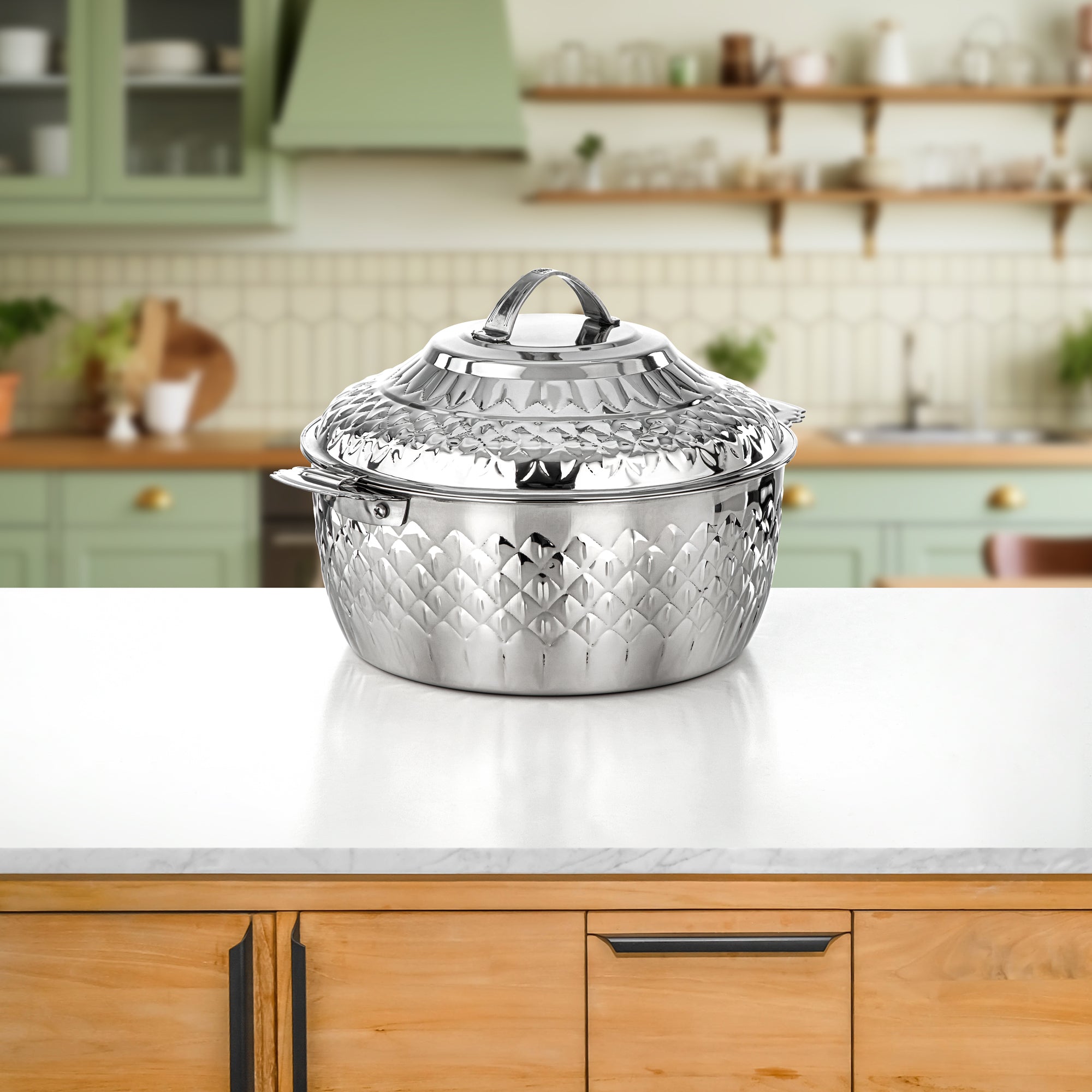 Almarjan Hot Pot Set 4 Pieces Mirror Finish – Sana Collection