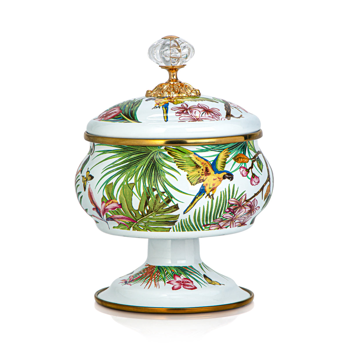 Almarjan 14 CM Collection Tohfa Sucrier Émail Avec Support - 287421041