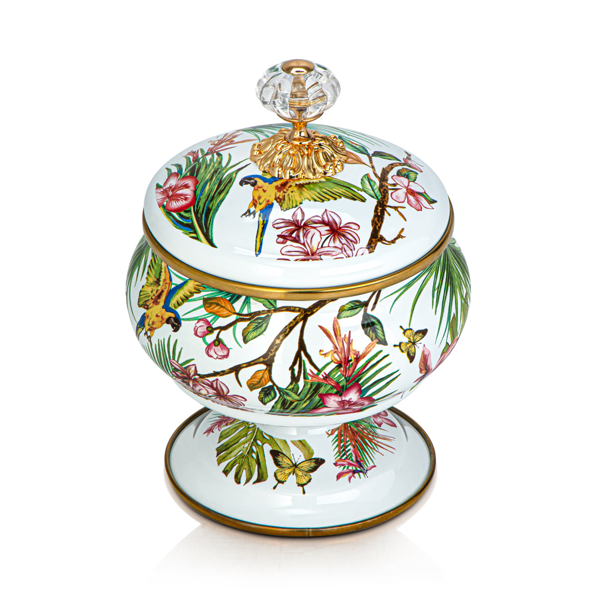 Almarjan 14 CM Collection Tohfa Sucrier Émail Avec Support - 287421041