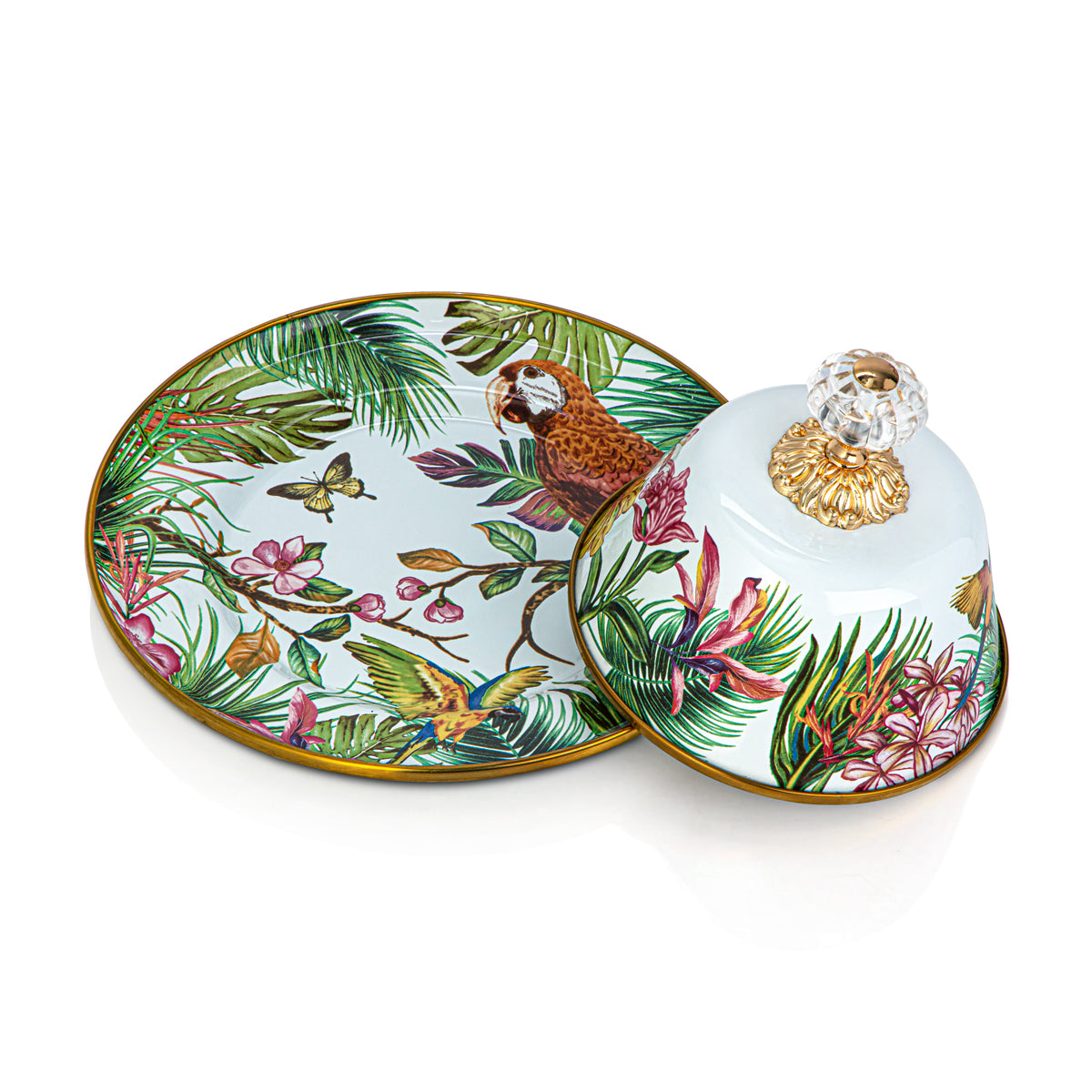 Assiette à beurre en émail Almarjan Tohfa Collection - 287421047