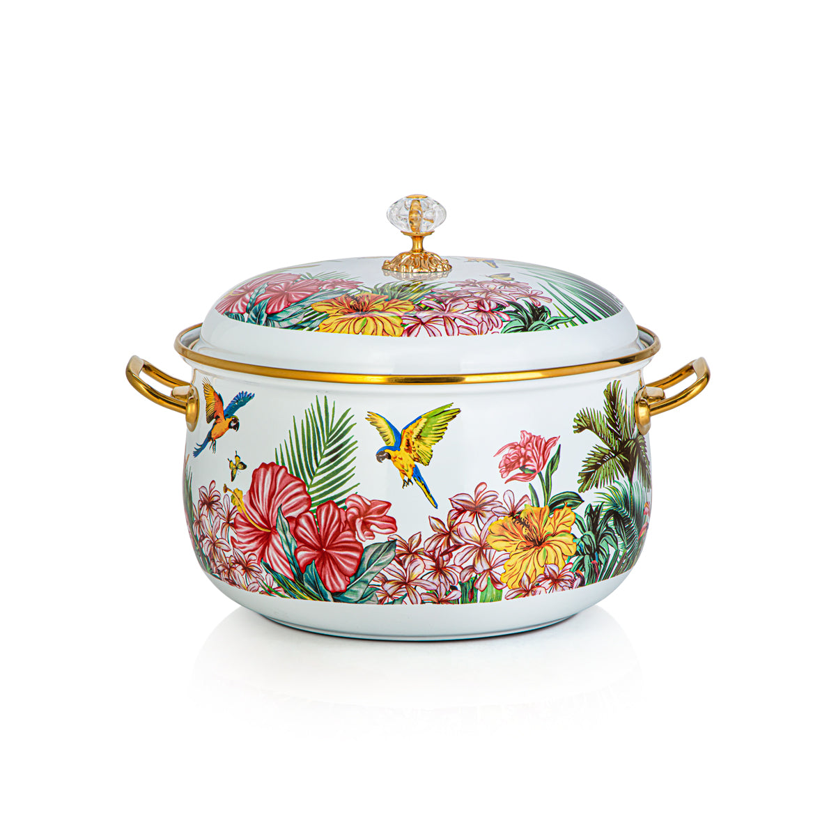 Batterie de cuisine en émail Tohfa Collection 5 pièces Almarjan - 287421052