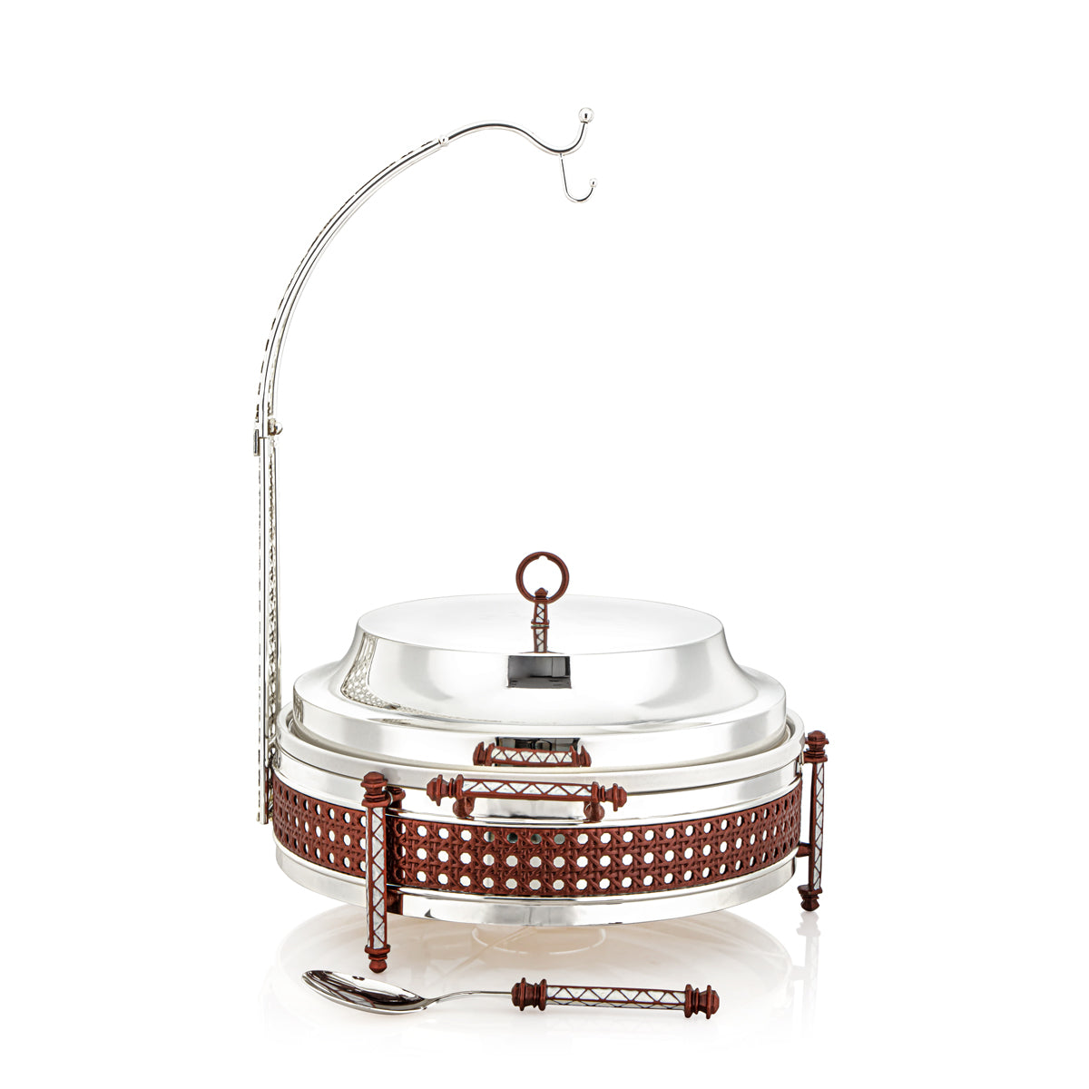 Almarjan 3500 ML Al Waha Collection Chauffe-plats Argent - FW01-SCN-L