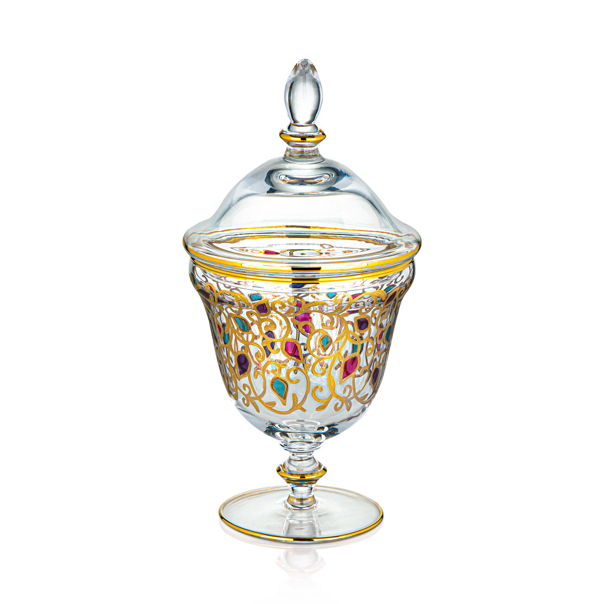 Bonbonnière en verre Combi 13 CM G977Z-11/27/270