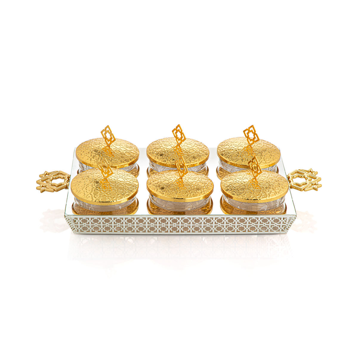 Almarjan Lot de 6 Bonbons Argent & Or - KMT0347-SG