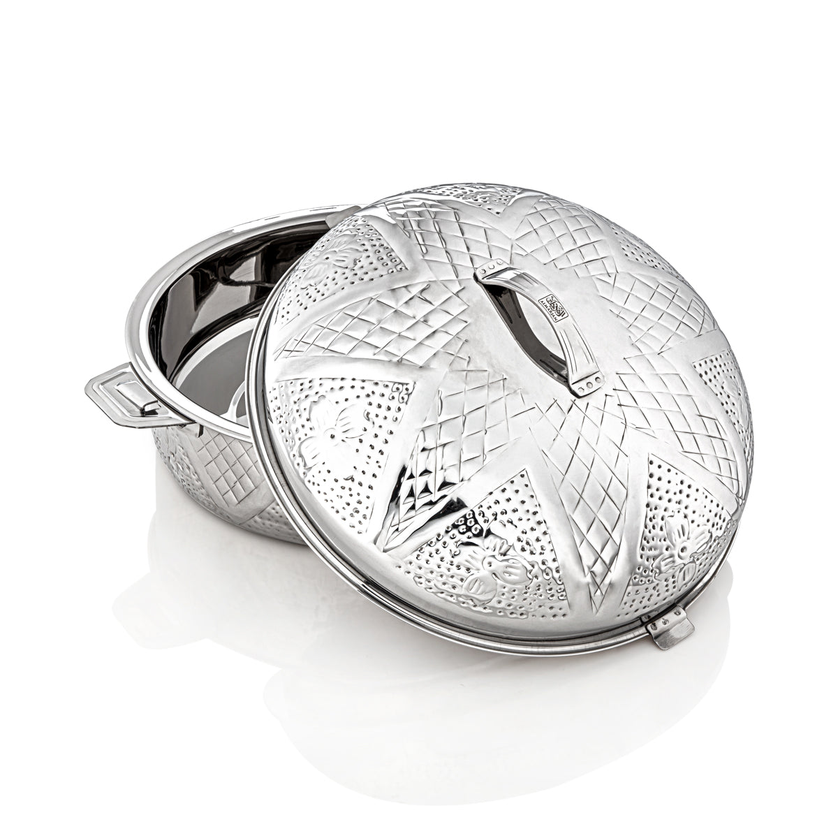 Almarjan 35 CM Collection Qubba Marmite Inox Argenté - H22M2