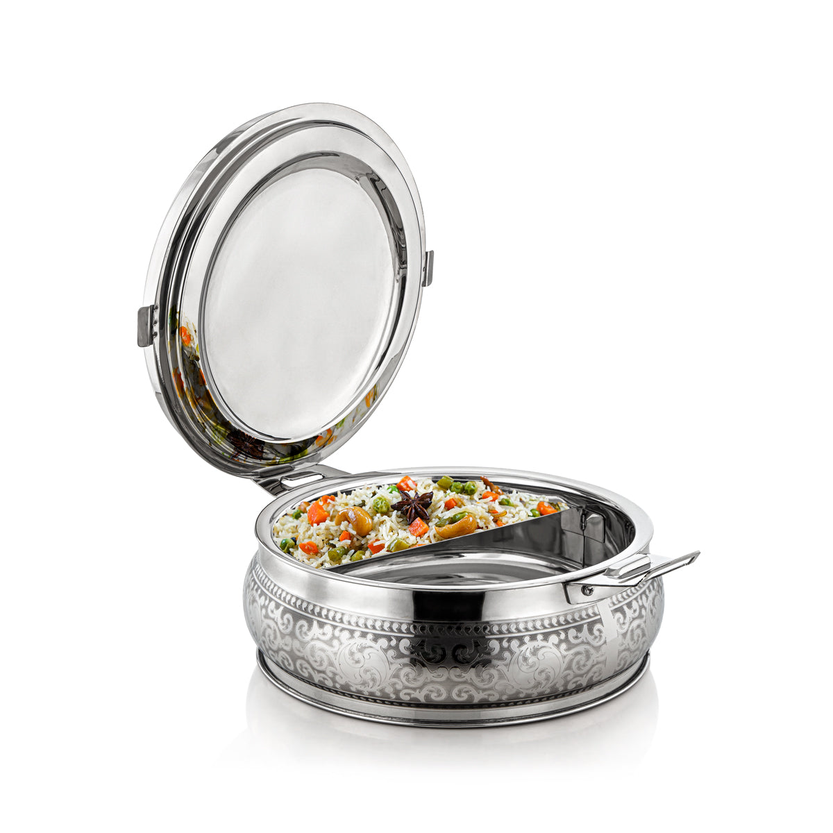 Almarjan 30 CM Collection Maha Marmite Inox Argenté - H23E16