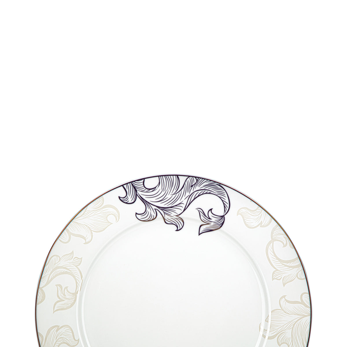 Service de table en porcelaine tendre 46 pièces Almarjan - SX-017