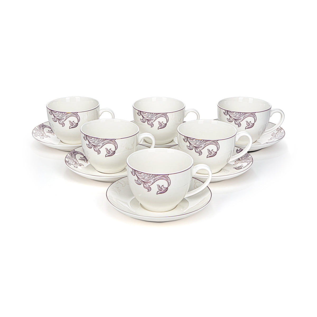 Service à thé en porcelaine tendre 22 pièces Almarjan - SX-017
