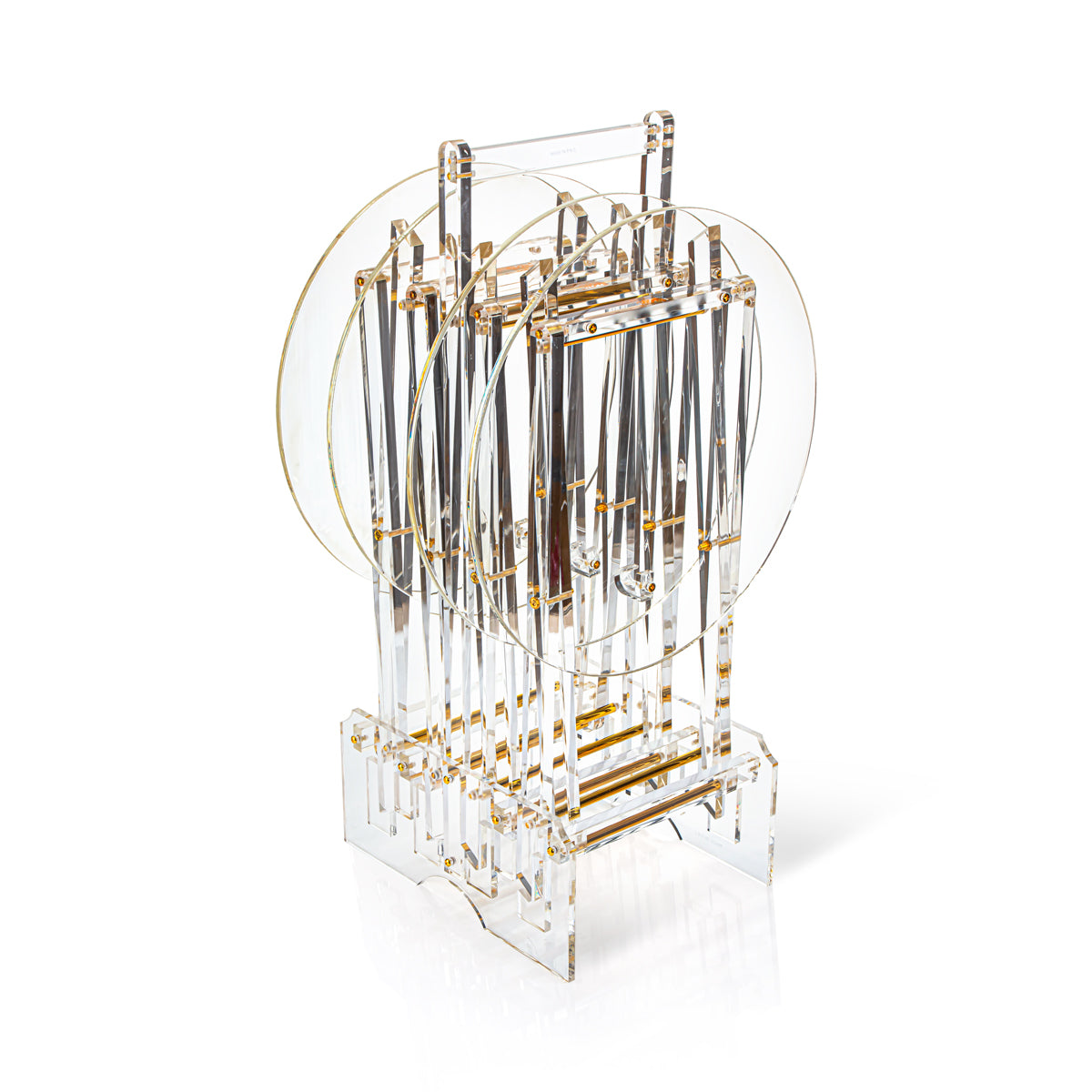 Table basse ronde en acrylique Almarjan 4 pièces - ACR1920065