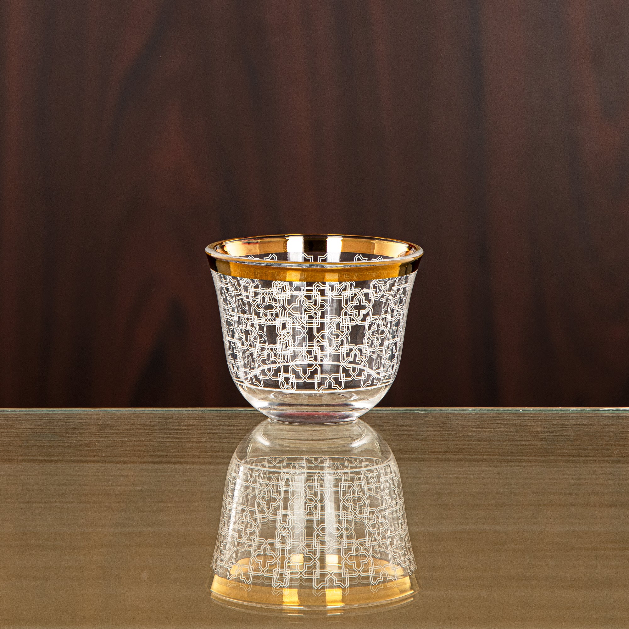 Almarjan 50 ML Glass Cawa Cup - 1013B-SZH