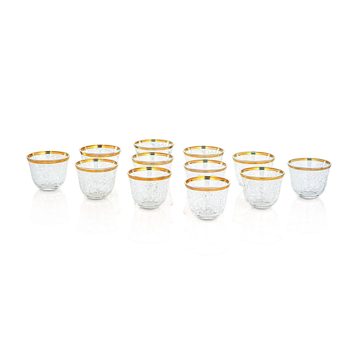 Tasse Cawa en verre Almarjan 50 ML - 1013B-WRT