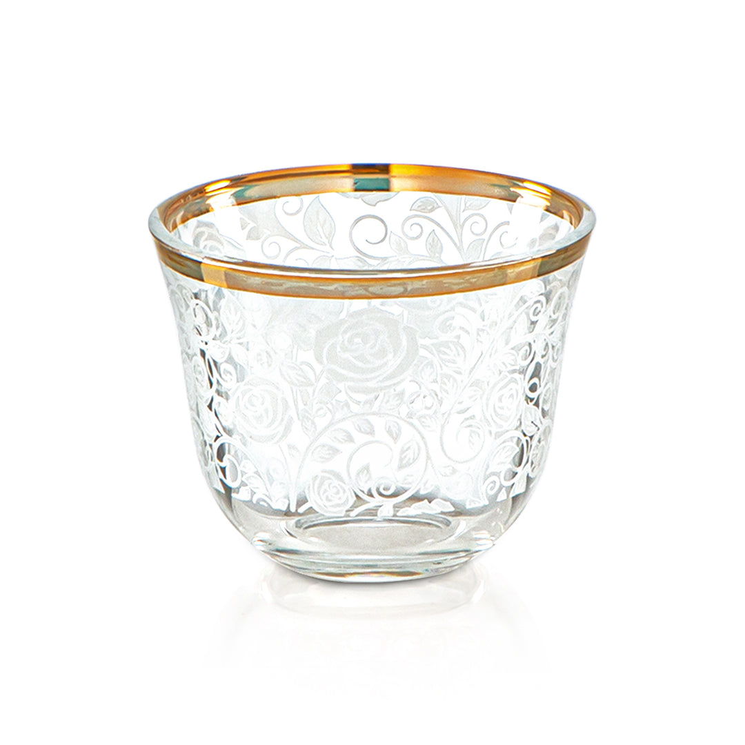 Almarjan 50 ML Glass Cawa Cup - 1013B-WRT