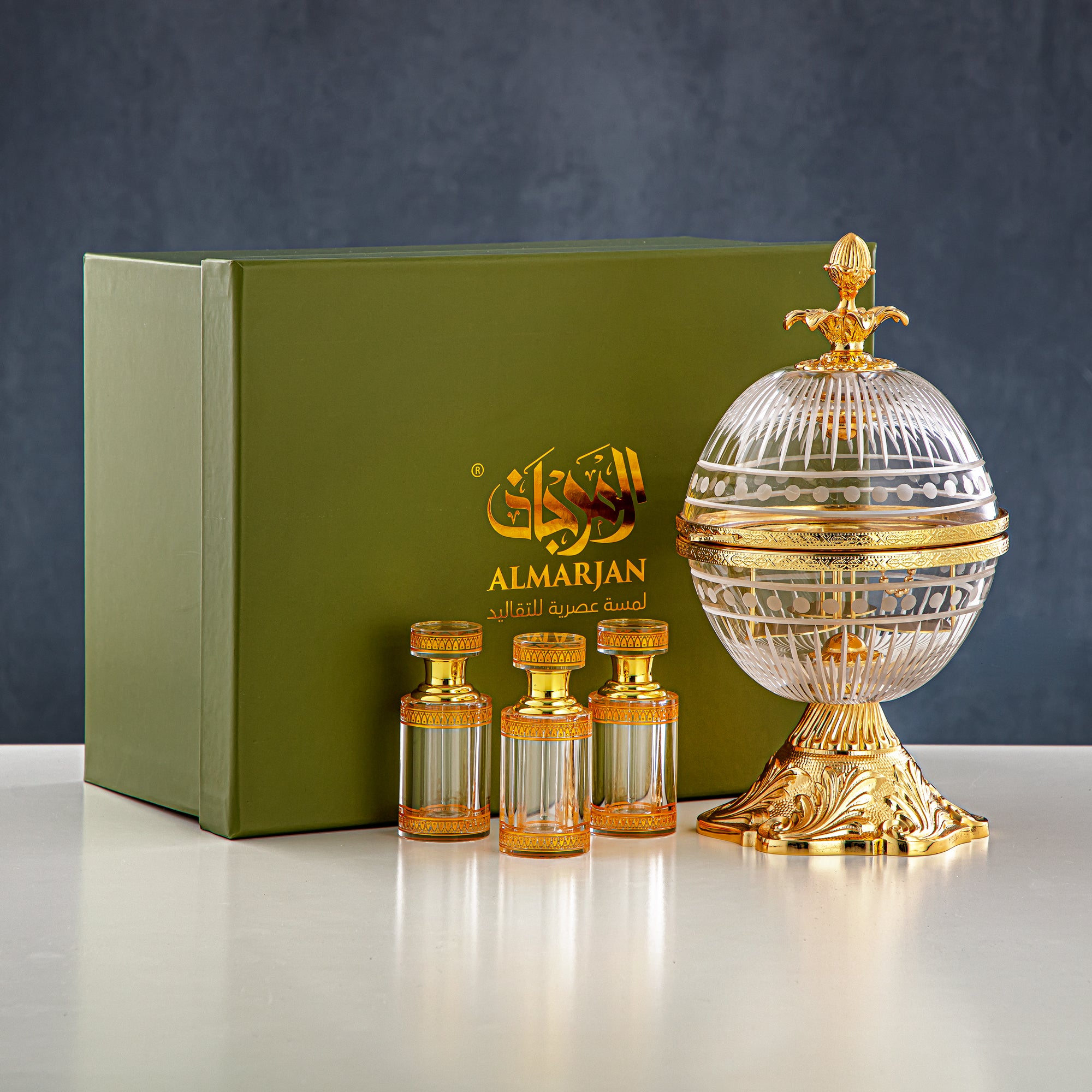 Almarjan Glass Perfume Set CC20230910