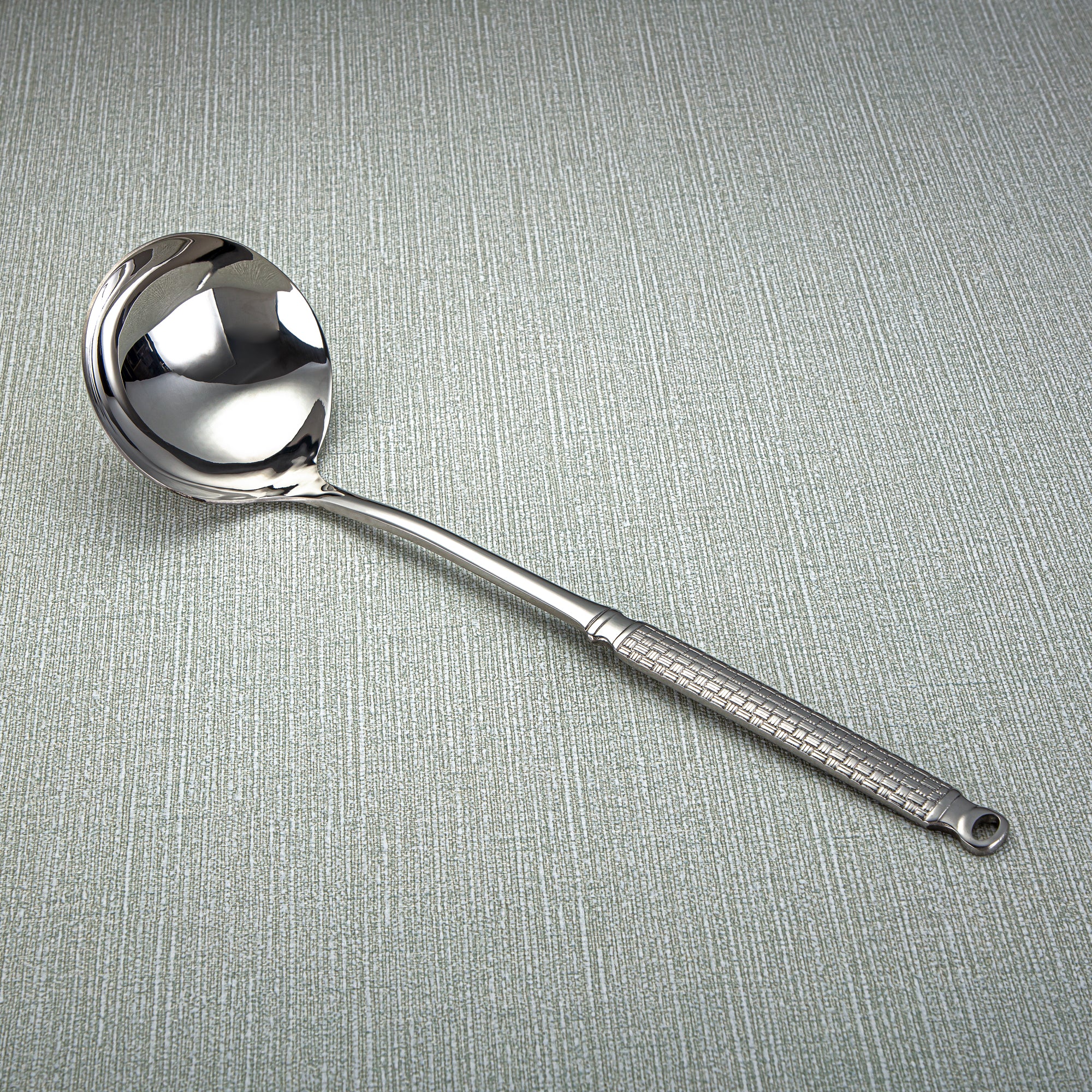 Almarjan Stainless Steel Soup Ladle Silver - CUT0010333