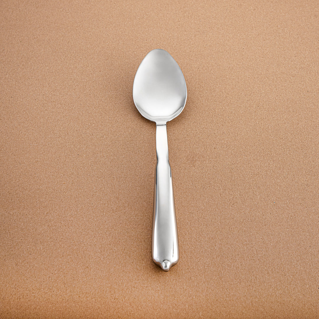 Almarjan Stainless Steel Pasting Spoon – Mirror Finish, Silver CUT1620057