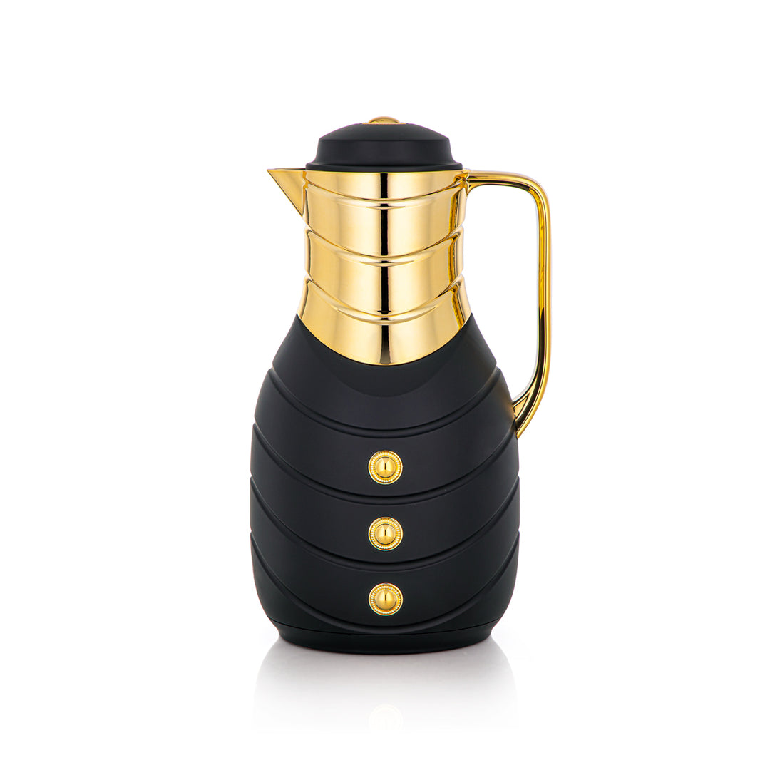 Almarjan 2 Pieces Vacuum Flask Set Black & Gold - FG203AB-100 MBL/G