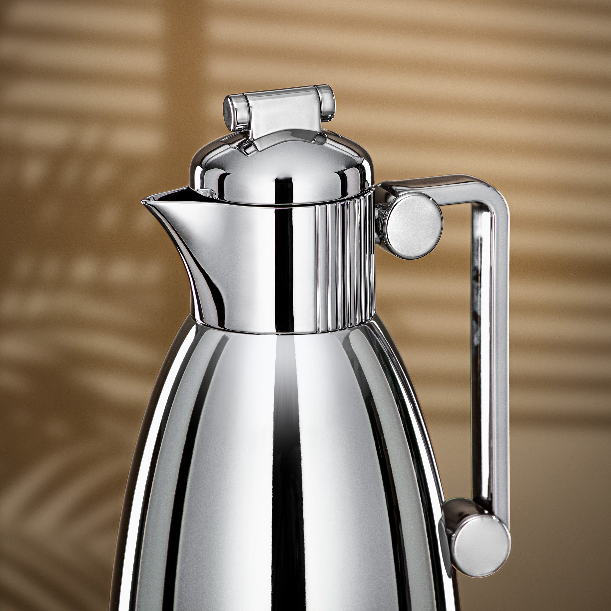 Almarjan Vacuum Flask Set 0.7L & 1L Silver