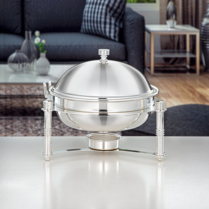 Almarjan 23 CM Mini Chafing Dish Silver - HT2308015