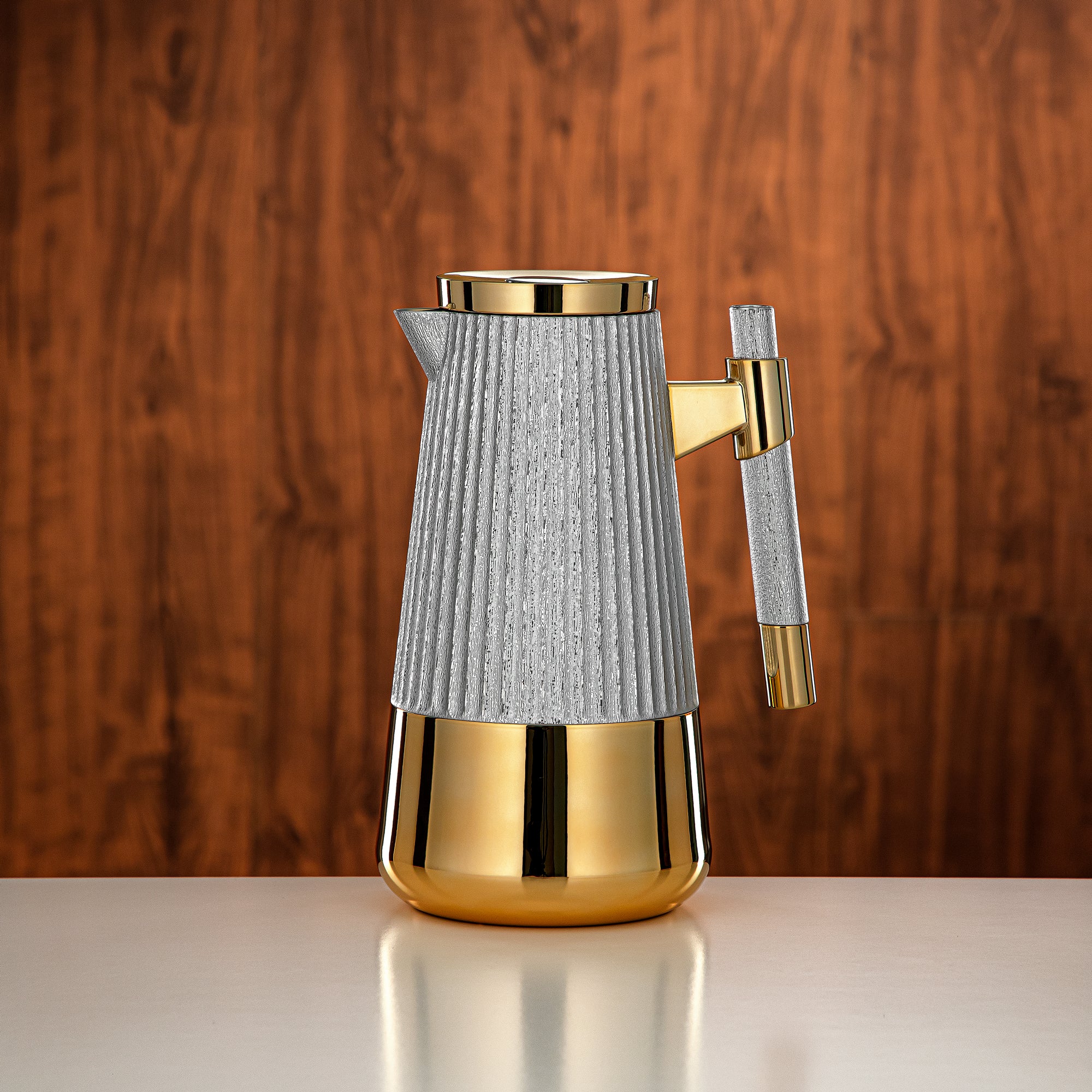 طقم ترامس المرجان 1 لتر + 1 لتر فضي وذهبي