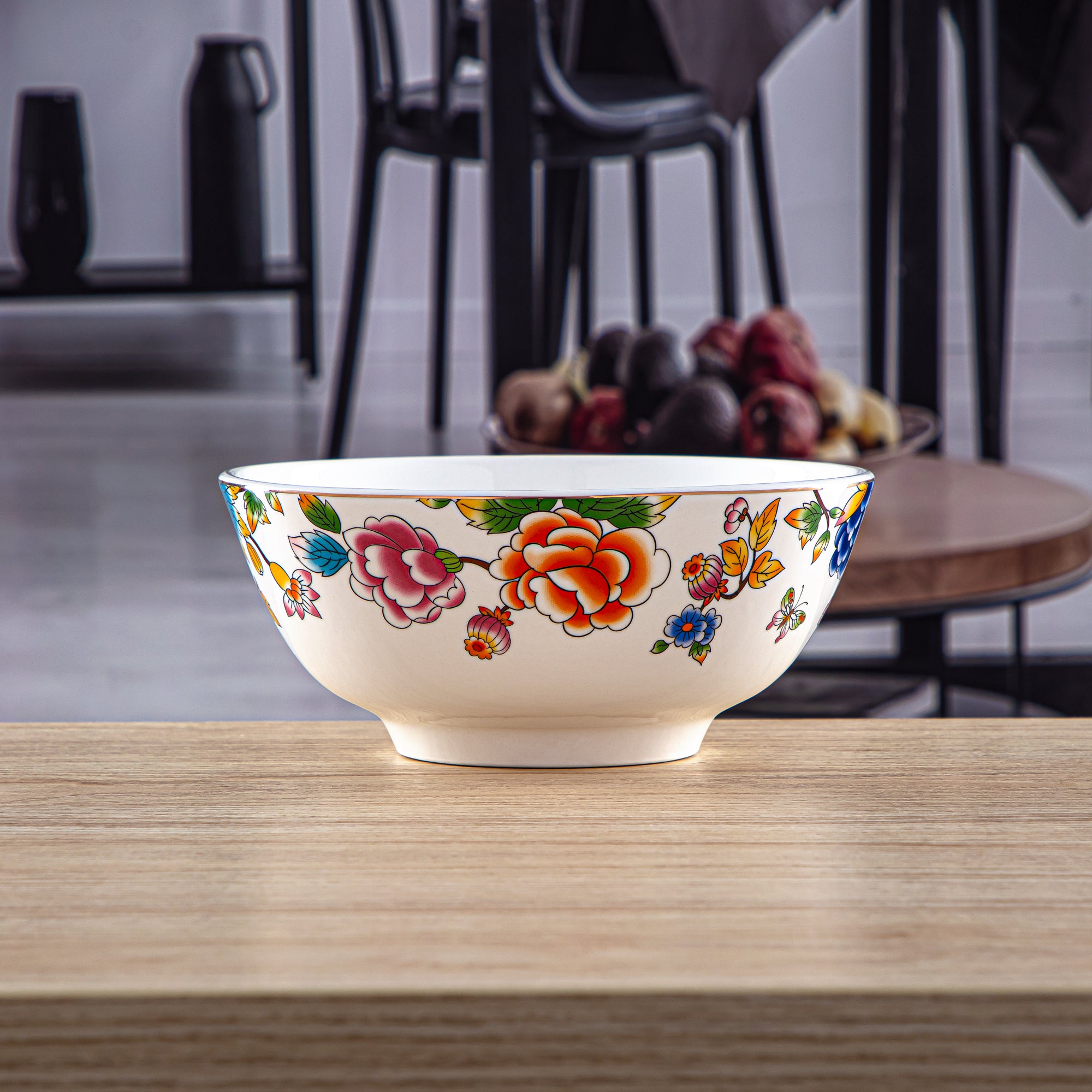 Almarjan 20 CM Fonon Collection Porcelain Serving Bowl - 2070