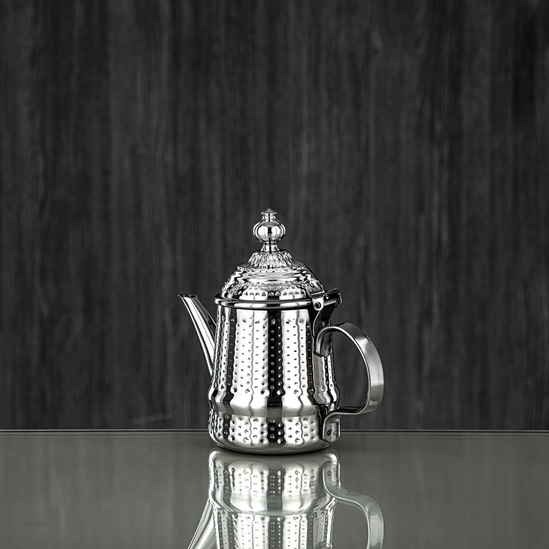 Almarjan 13 Ounce Barari Collection Stainless Steel Teapot Silver - STS0013044