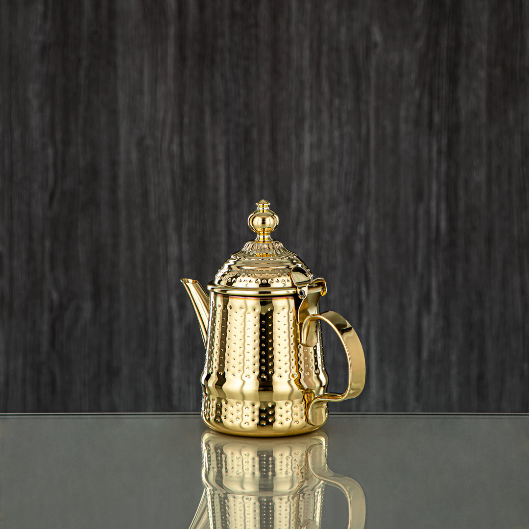 Almarjan 13 Ounce Barari Collection Stainless Steel Teapot Gold - STS0013049