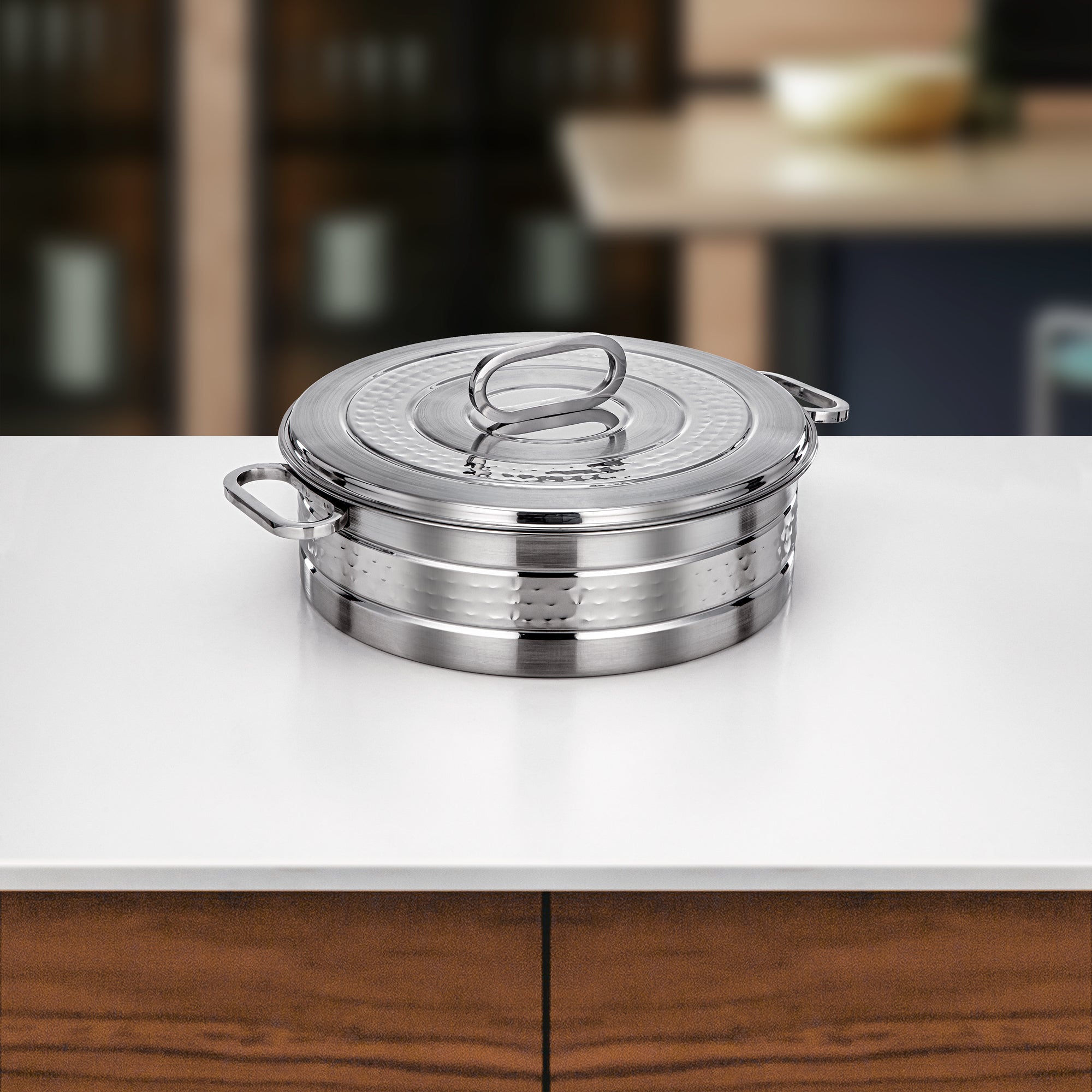 طقم حرارات المرجان ديانا من 3 قطع - فضي