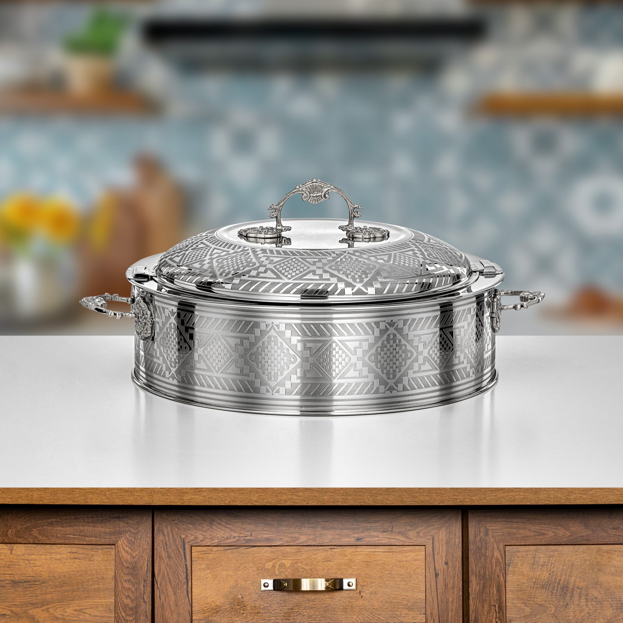 حرارات المرجان ٣٥ سم فضي – مجموعة أريج