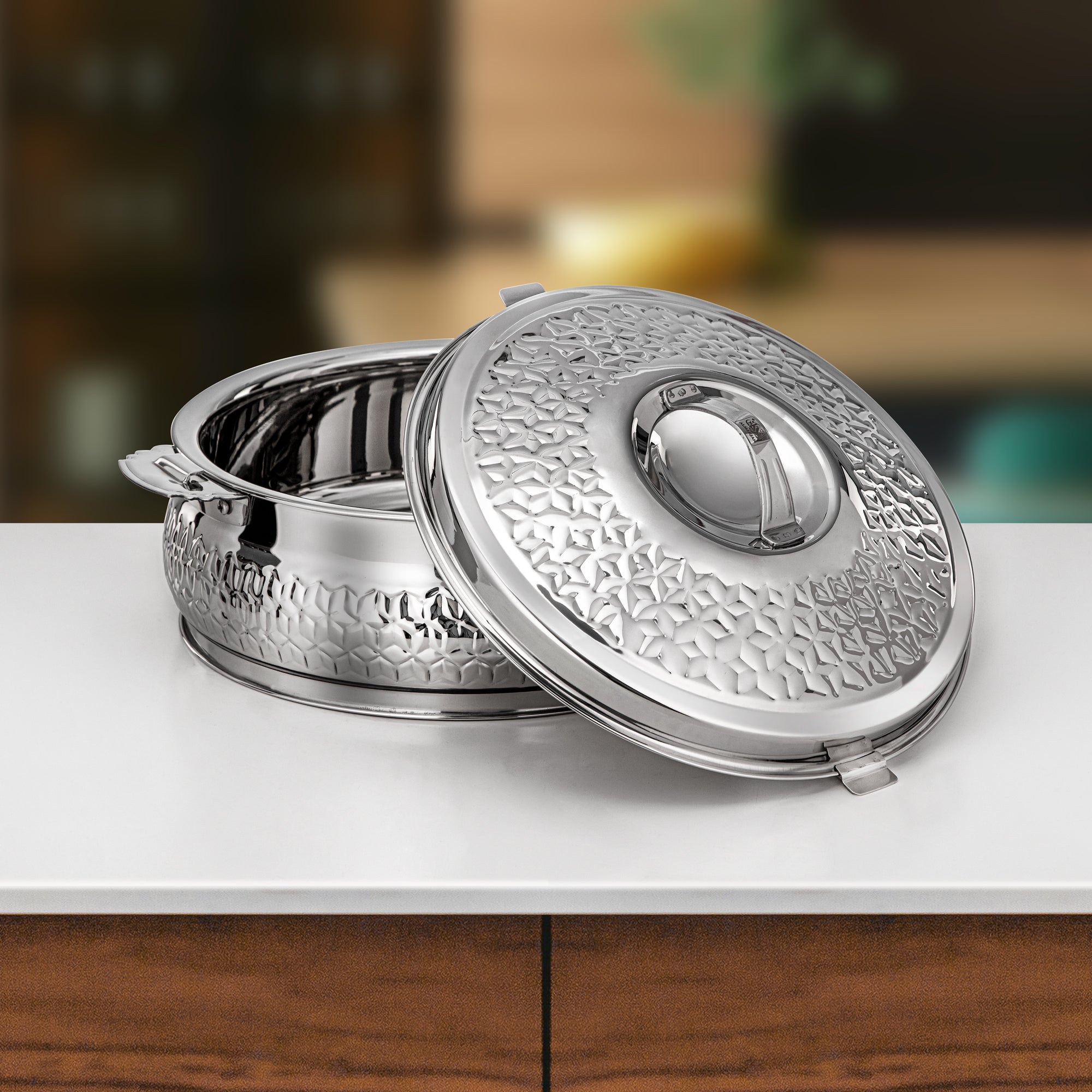 طقم حرارات المرجان مها ٣ قطع فضي