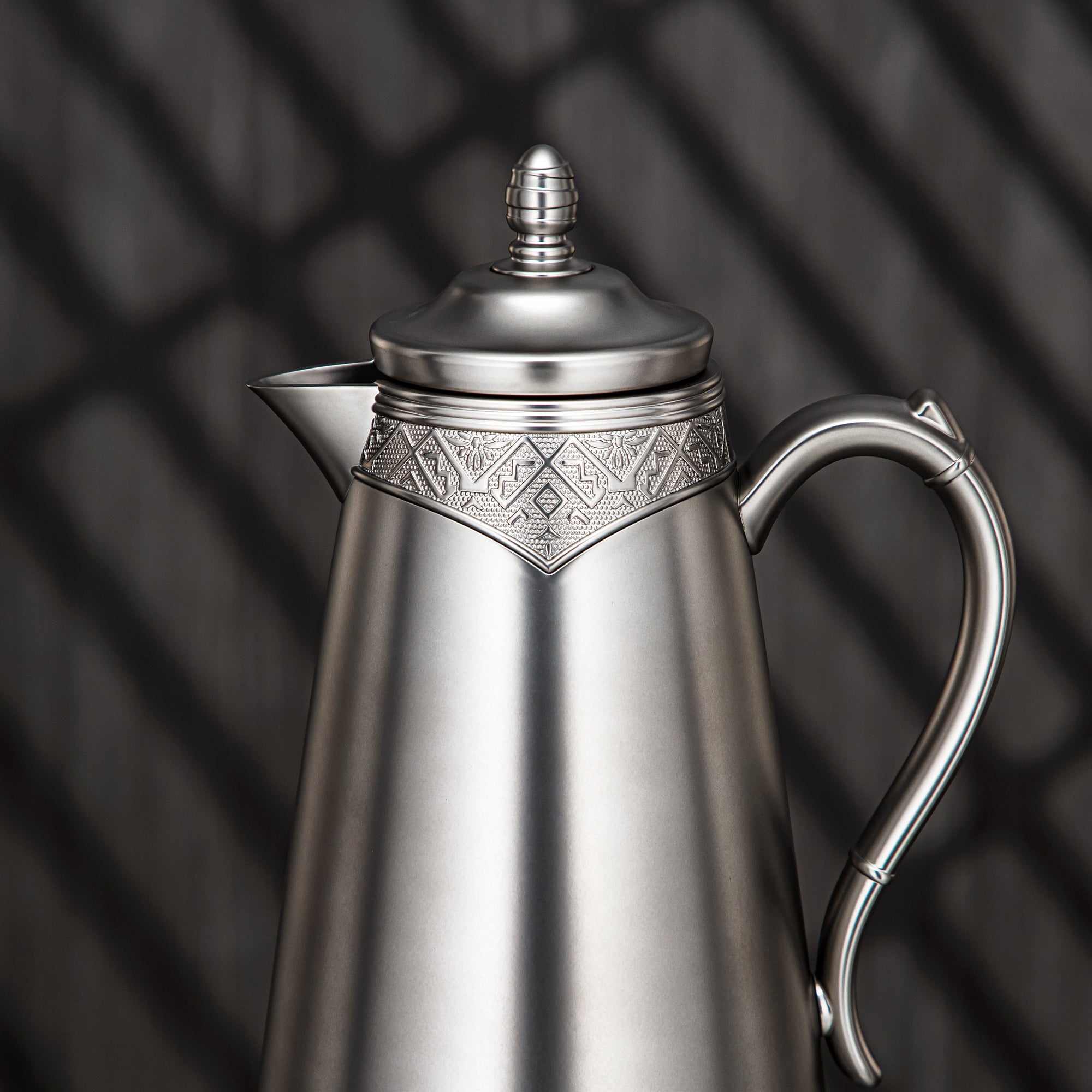 طقم ترامس المرجان 0.7L و1L مطفي نيكل