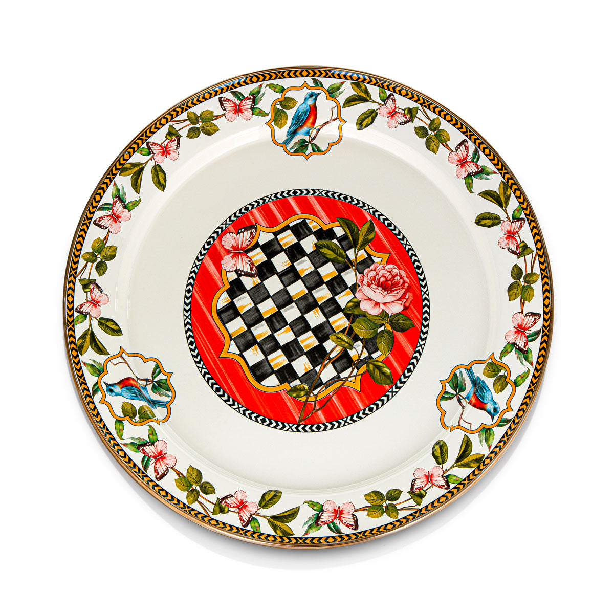 Almarjan 44 CM Tohfa Collection Enamel Tray - 287421100