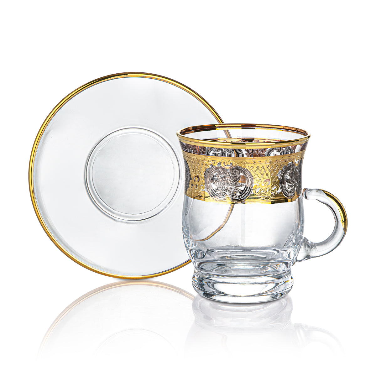 Ensemble de 6 tasses à thé en verre Almarjan - 3088/763