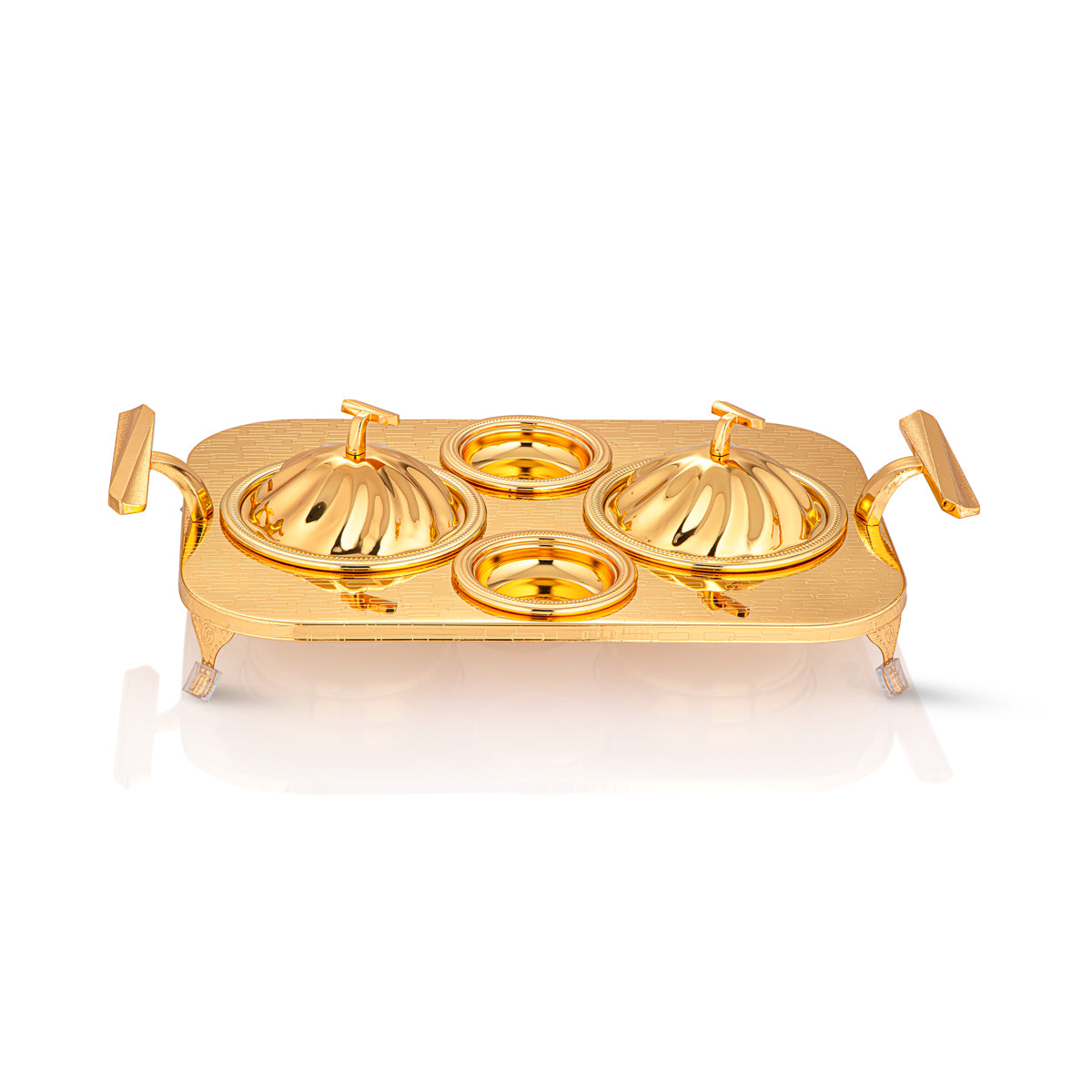 Almarjan 2 Section Candy Set Gold - HT210729