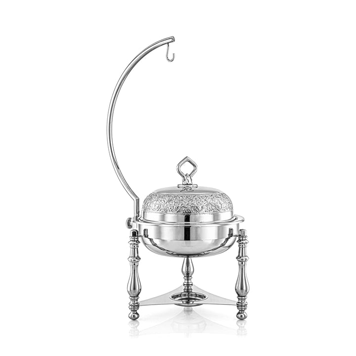 Almarjan 4 Litres Laiton Chafing Dish Argent - MD-2919B