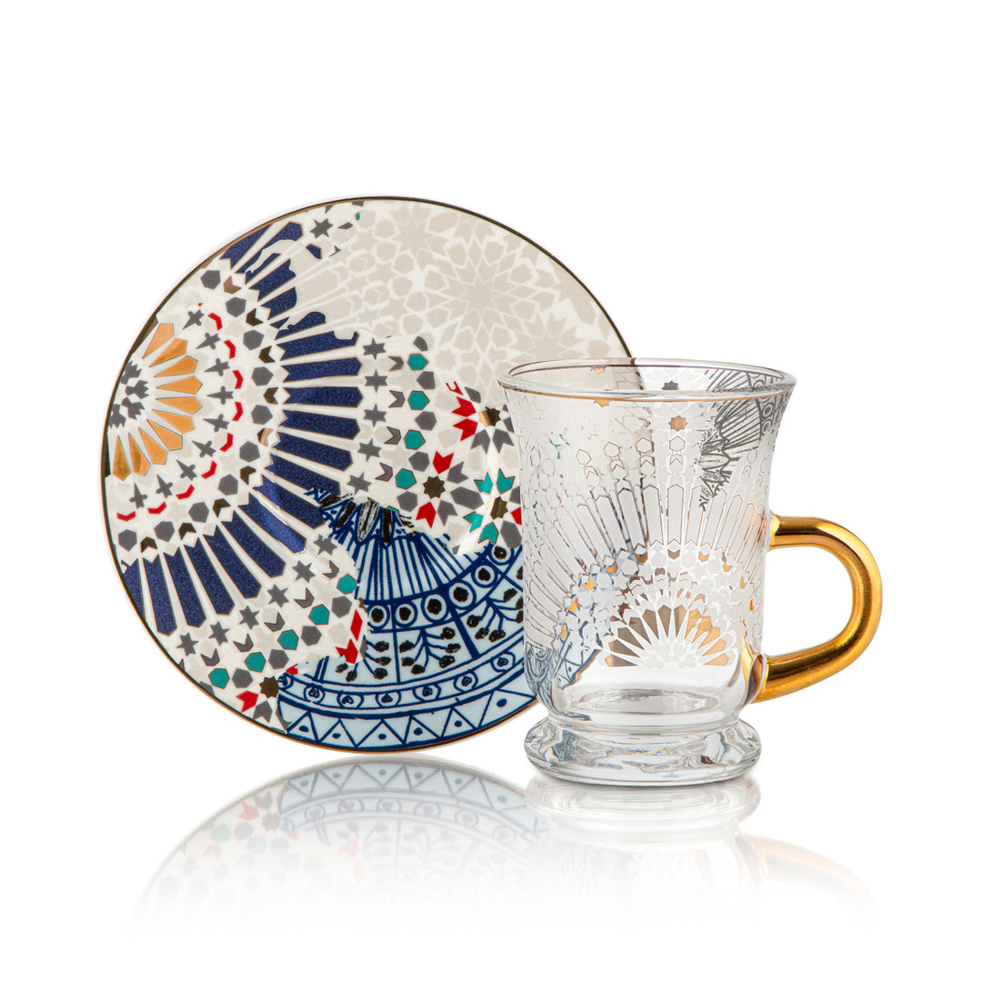 Ensemble de 6 tasses à thé de la collection Fonon d'Almarjan - 3901
