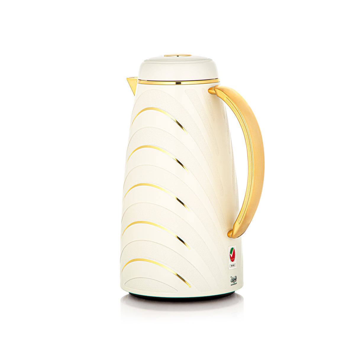Ensemble de 2 flacons isothermes Almarjan ivoire et or - PYP-0700/1000Q330YZC95-H189