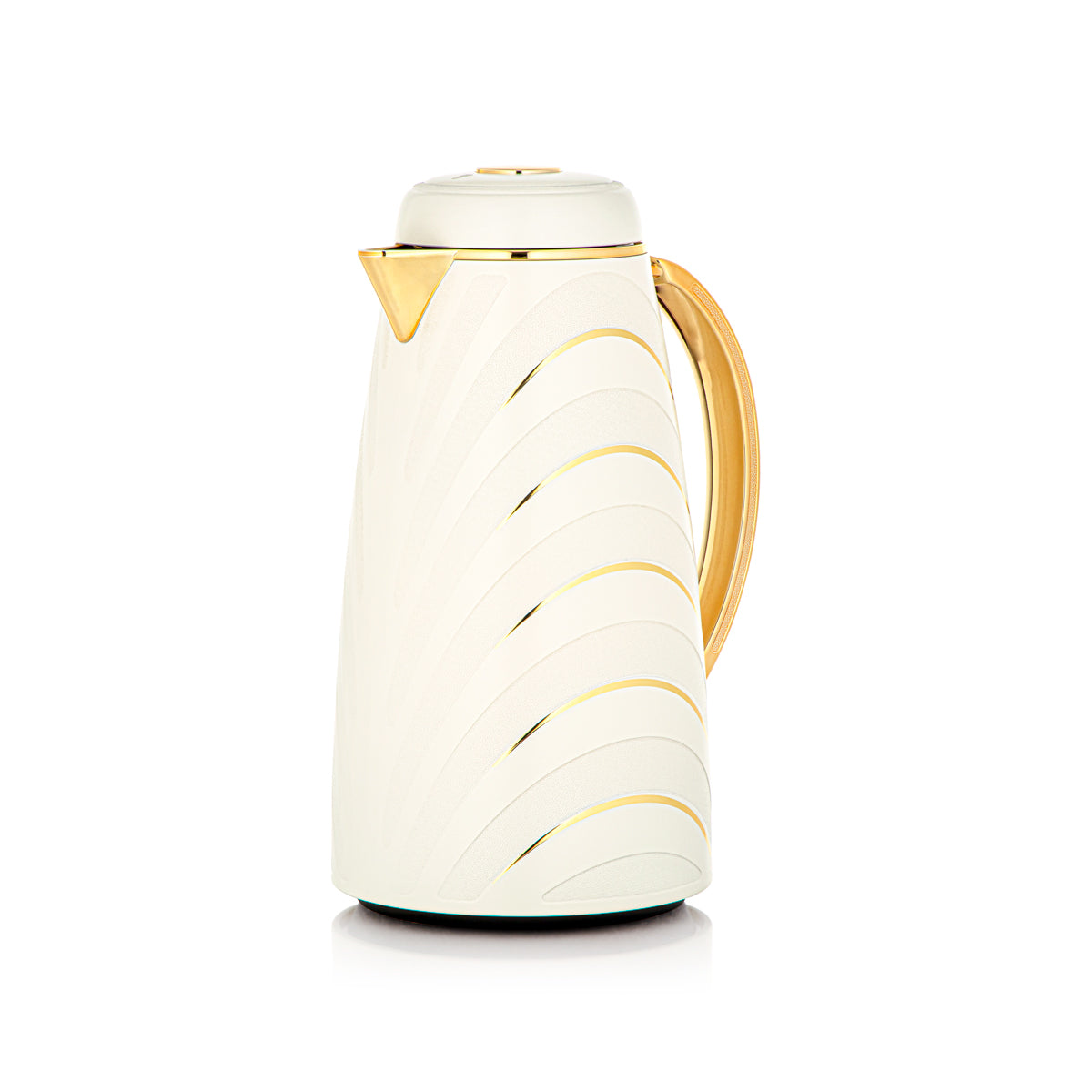 Ensemble de 2 flacons isothermes Almarjan ivoire et or - PYP-0700/1000Q330YZC95-H189