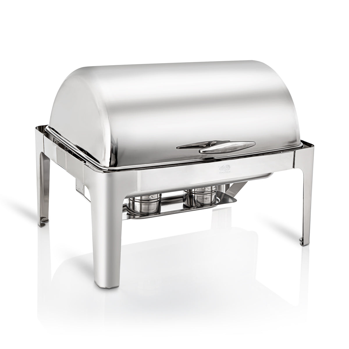 Almarjan 9 Litres Rectangulaire En Acier Inoxydable Chafing Dish Argent - STS0010900