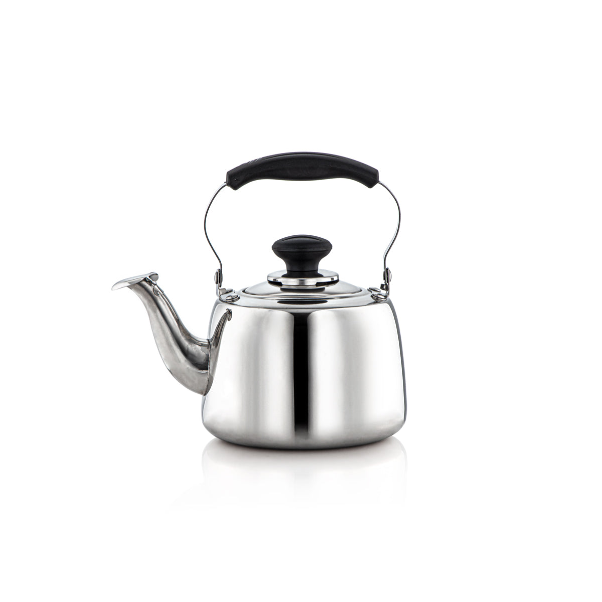 Almarjan 0.95 Liter Amani Collection Stainless Steel Whistling Kettle Silver - STS0010902